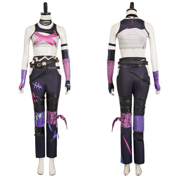League of Legends Jinx Cosplay Disfraz Adulto Hombre Mujer Traje De Carnaval Halloween Fiesta